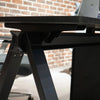 DOLAN 2 Seater Workstation 2.8m - Black Concrete