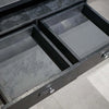 DOLAN 2 Seater Workstation 2.8m - Black Concrete