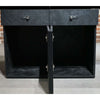 DOLAN 2 Seater Workstation 2.8m - Black Concrete