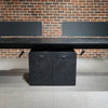 DOLAN 2 Seater Workstation 2.8m - Black Concrete