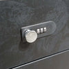 DOLAN 2 Seater Workstation 1.2m - 1.4m - Black Concrete