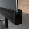 DOLAN 4 Seater Workstation 2.8m - Black Concrete