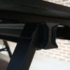 DOLAN 4 Seater Workstation 2.8m - Black Concrete