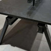 DOLAN 4 Seater Workstation 2.8m - Black Concrete