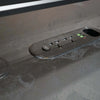 DOLAN 4 Seater Workstation 2.8m - Black Concrete