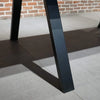 DOLAN 4 Seater Workstation 2.8m - Black Concrete