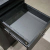 DOLAN 4 Seater Workstation 2.4m - 2.8m - Black Concrete