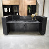 HALO Reception Desk 240cm - Black