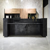 HALO Reception Desk 240cm - Black