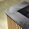 HALO Reception Desk 180cm - Black