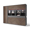 ARMANDO Display Unit 2.6M - Hazelnut & Grey