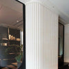 WOODFLEX WHITE PRIMED FLEXIBLE - WAVE 46 - 2700mm x 600mm