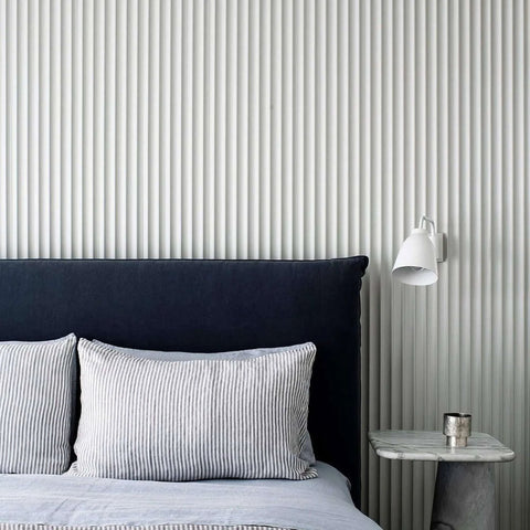 WOODFLEX WHITE PRIMED FLEXIBLE - WAVE 30 - 2700mm x 600mm