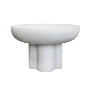 ROCCO Indoor & Outdoor Coffee Table 60.5cm - White Concrete
