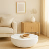 ROCCO Coffee Table 107cm - White Concrete