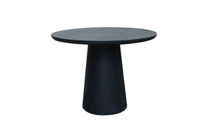 ROCCO Indoor & Outdoor Dining Table 100cm - Black Concrete
