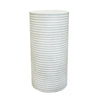 ROCCO Indoor & Outdoor Side Table Plinth 35 x 70cm - White Concrete
