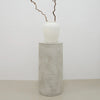 ROCCO Indoor & Outdoor Side Table Plinth 35 x 70cm - White Concrete
