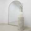 ROCCO Indoor & Outdoor Side Table Plinth 35 x 70cm - White Concrete