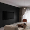 WOODFLEX Flexible Acoustic Wood Slat Wall Panel - Black Coated - 3000mm x 600mm