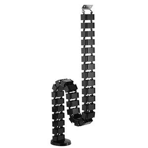 Umbilical Cable Management Spine - 80cm or 120cm - Black