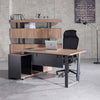 ADRIANO Reversible Executive Office Desk 160-180cm - Light Brown