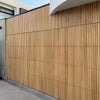WOODFLEX Outdoor & Indoor Solid Hard Wood Slat Wall Ceiling Pool Fence Cladding - Paulownia - 3000mm x 545mm