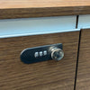 ANDERS Executive Desk Reversible Return 2.0M - Hazelnut & Beige