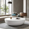 ROCCO Indoor & Outdoor Coffee Table 100cm - White Concrete