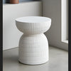 ROCCO Stool 44cm - White Concrete