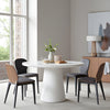 ROCCO Dining Table 100cm - White Concrete