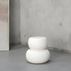 ROCCO Stool 41cm - White Concrete