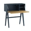 VALEN Study Desk 96cm - Blue Space & Oak