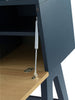 VALEN Study Desk 96cm - Blue Space & Oak