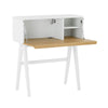 VALEN Study Desk 96cm - White & Oak