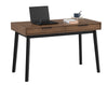 MALTON Study Desk 120cm - Black & Walnut
