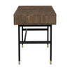 HAMILTON Study Desk Solid Acacia Wood 140cm - Toffee