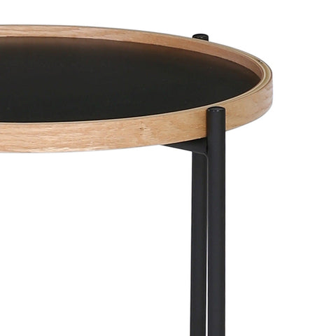 TANIX Side Table - Round - Black - innovatec.com.au