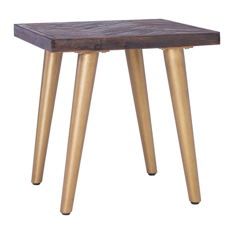 SIVAN Side Table 50x50cm Acacia Solid Wood - Brown - innovatec.com.au