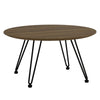 CORWIN Round Coffee Table 70cm - Walnut