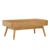 LAMAR Coffee Table with 2 Drawers 106cm - Natural