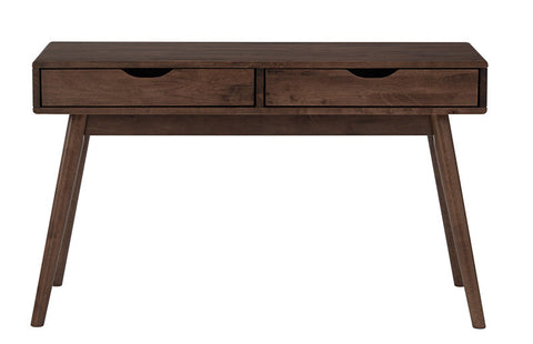 LAMAR Console Table with 2 Drawers 122cm - Walnut - innovatec.com.au