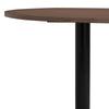 RUNDA Round Dining Table 70cm - Walnut & Black