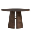 OKARA Round Dining Table 120cm -  Walnut
