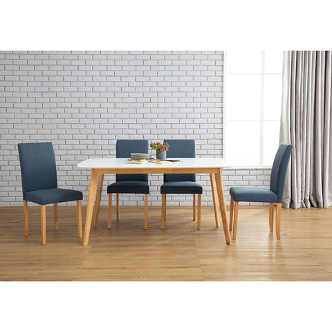 AIMON Dining Table 150cm - Natural & White - innovatec.com.au