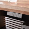 PHOENIX Sit & Stand Electric Lift Executive Desk with Left Return 1.8M - Warm Oak & Black