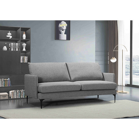 HARLOW 3 Seater Sofa - Grey - innovatec.com.au