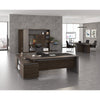 CARTER Executive Office Desk with Right Return 2.2M - Coffee & Charcoal