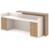 ZIVA Reception Desk 240cm Right Panel - White