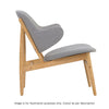 VERONIC Lounge Chair - Teal & Natural